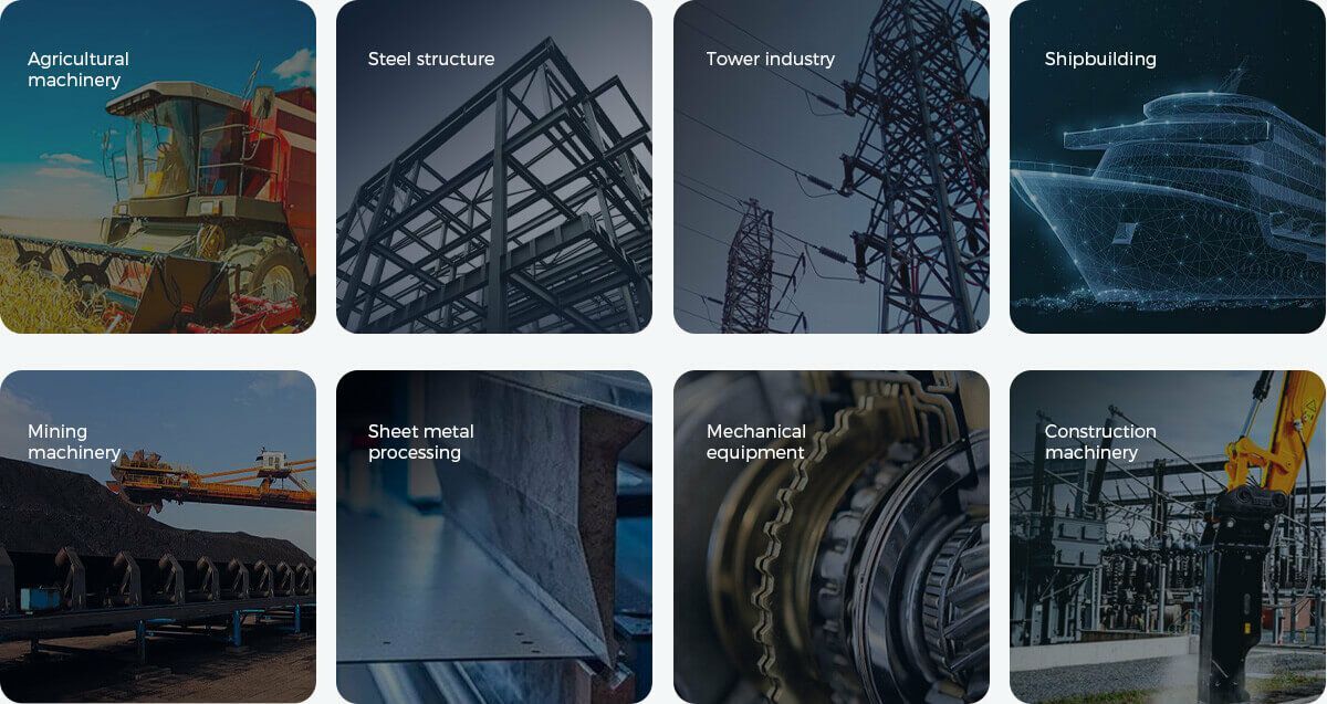 Industries served by IronPeak laser cutting machinery